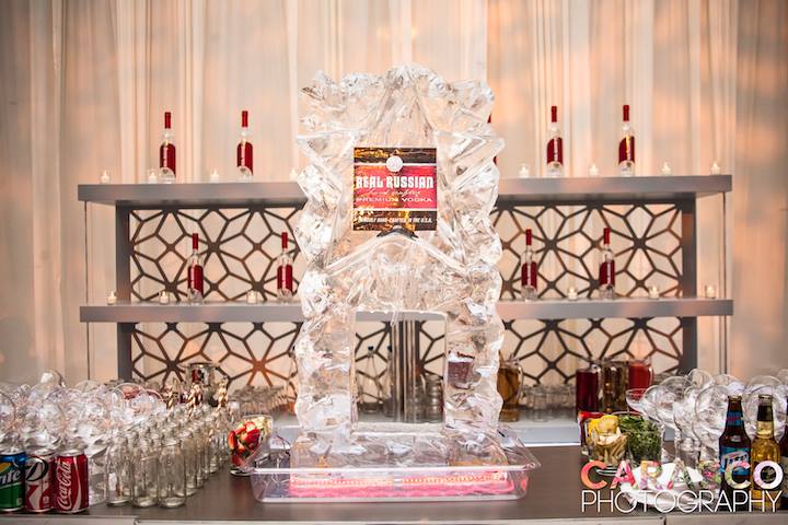 Chicago Real Russian Vodka Ice Sculpture Luge