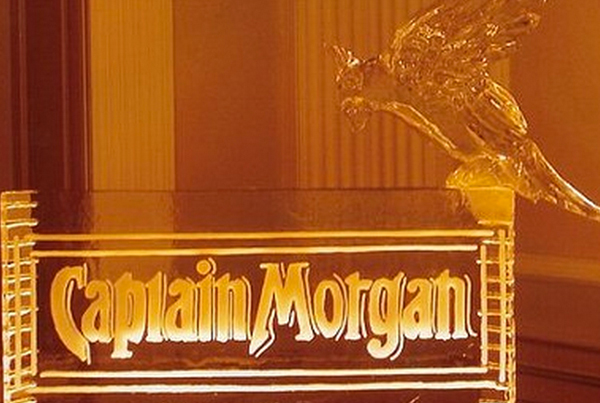 Captain Morgan Bird Logo Design Chicago Ice Sculpture