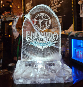 Luge Elbandido Ice Sculpture