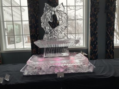 Christmas-Wreath-1 Holiday Wreath Ice Sculpture