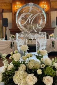 Luge-Wedding-Marquar-web Wedding shot luge ice sculpture